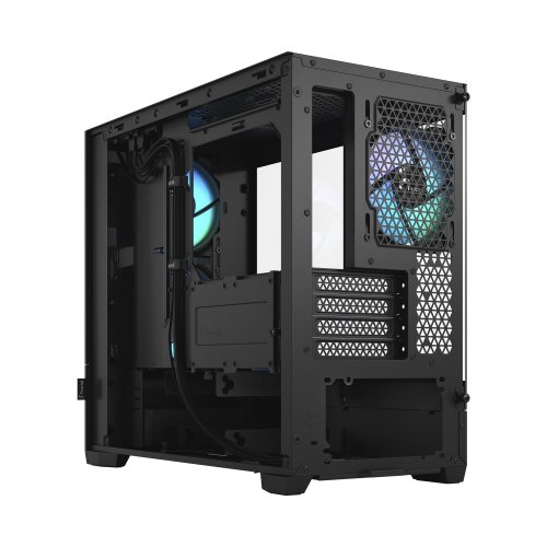 Корпус Fractal Design Pop Mini Air RGB Tempered Glass без БЖ (FD-C-POR1M-06) Black купити з перевіркою сумісності: огляд, характеристики, ціна у Києві, Львові, Вінниці, Хмельницькому, Івано-Франківську, Україні | інтернет-магазин TELEMART.UA фото