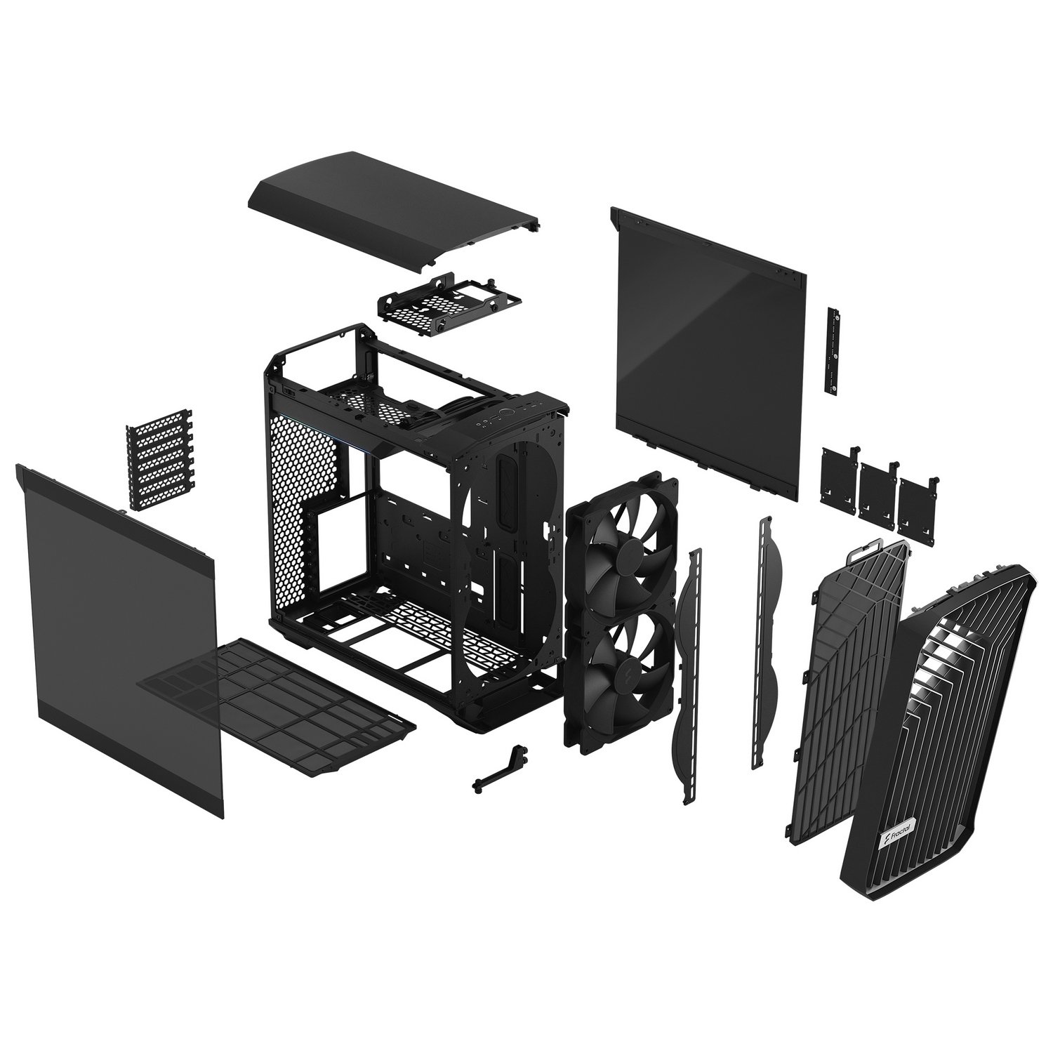 Купить Корпус Fractal Design Torrent Compact Tempered Glass без БП  (FD-C-TOR1C-01) Black с проверкой совместимости: обзор, характеристики,  цена в Киеве, Днепре, Одессе, Харькове, Украине | интернет-магазин  TELEMART.UA