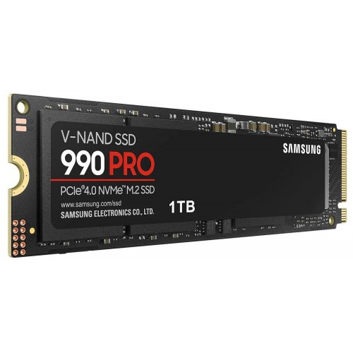Photo SSD Drive Samsung 990 PRO V-NAND 3-bit MLC 1TB M.2 (2280 PCI-E) NVMe 2.0 (MZ-V9P1T0BW)