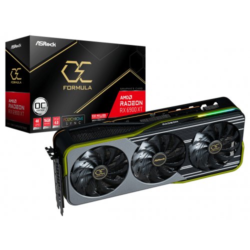 Продати Відеокарта AsRock Radeon RX 6900 XT Formula OC 16384MB (RX6900XT OCF 16G) за Trade-In у інтернет-магазині Телемарт - Київ, Дніпро, Україна фото
