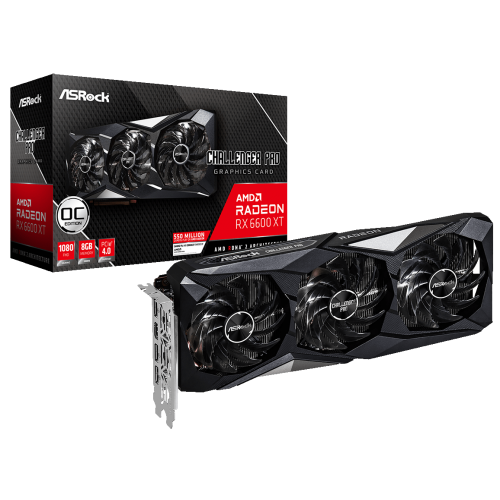 Продать Видеокарта AsRock Radeon RX 6600 XT Challenger Pro OC 8192MB (RX6600XT CLP 8GO) по Trade-In интернет-магазине Телемарт - Киев, Днепр, Украина фото