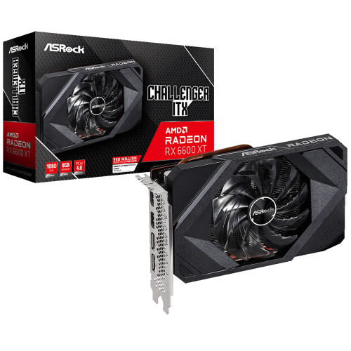 Продати Відеокарта AsRock Radeon RX 6600 XT Challenger ITX 8192MB (RX6600XT CLI 8G) за Trade-In у інтернет-магазині Телемарт - Київ, Дніпро, Україна фото