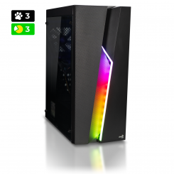 Photo PC Boxed Gaming RX580 Pro (TCGP-10100A580-8S240Bk) Black