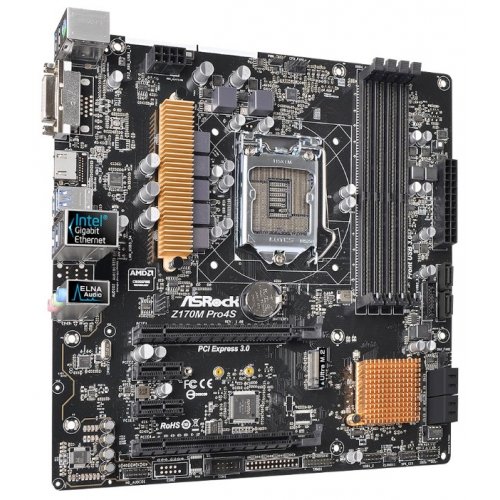 Продати Материнська плата AsRock Z170M PRO4S (s1151, Intel Z170) за Trade-In у інтернет-магазині Телемарт - Київ, Дніпро, Україна фото