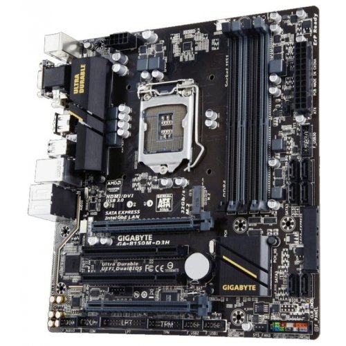 Photo Motherboard Gigabyte GA-B150M-D3H (s1151, Intel B150)