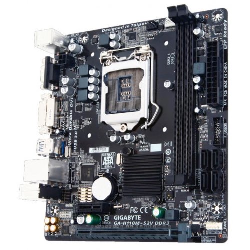 Продати Материнська плата Gigabyte GA-H110M-S2V DDR3 (s1151, Intel H110) за Trade-In у інтернет-магазині Телемарт - Київ, Дніпро, Україна фото