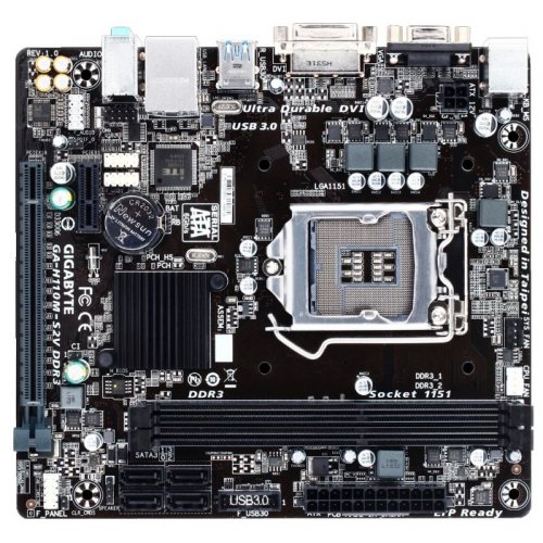 Продати Материнська плата Gigabyte GA-H110M-S2V DDR3 (s1151, Intel H110) за Trade-In у інтернет-магазині Телемарт - Київ, Дніпро, Україна фото