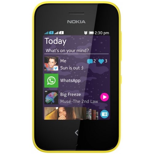 Купить Мобильный телефон Nokia 230 Dual Sim Yellow - цена в Харькове, Киеве, Днепре, Одессе
в интернет-магазине Telemart фото