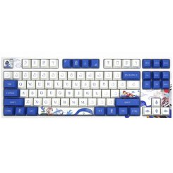 Клавіатура Varmilo VEA87 Lovebirds-I Cherry MX Blue (A23A002A1A0A01A003) White/Blue