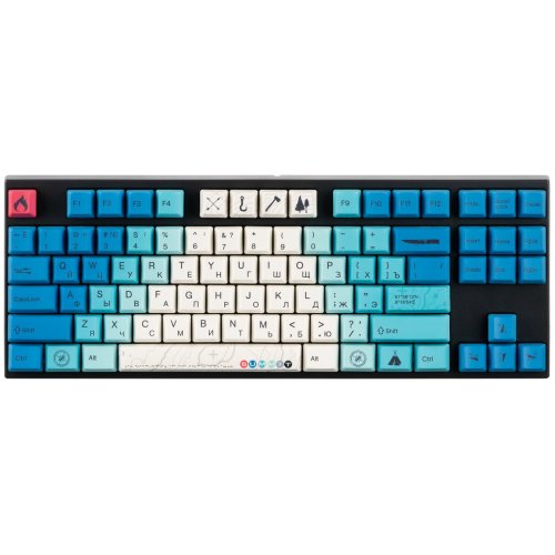 

Varmilo VEA87 Summit R2 Cherry Mx Silent Red (A23A022A6A1A06A007) Grey/Blue