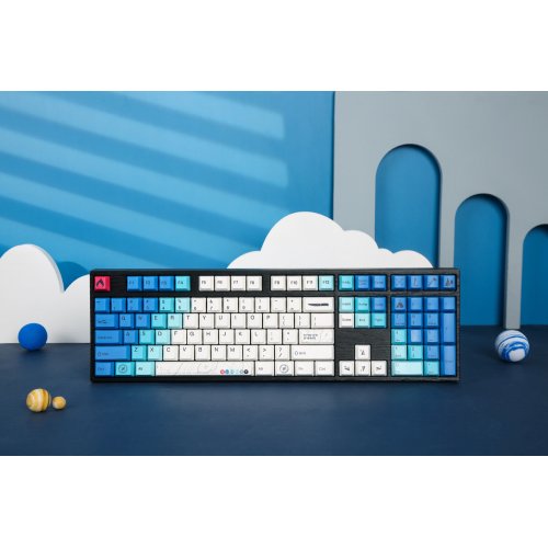 Купить Клавиатура Varmilo VEA108 Summit R2 Cherry Mx Silent Red (A26A022A6A1A06A007) Grey/Blue - цена в Харькове, Киеве, Днепре, Одессе
в интернет-магазине Telemart фото