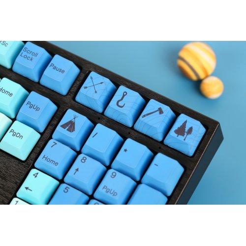 Купить Клавиатура Varmilo VEA108 Summit R2 Cherry Mx Silent Red (A26A022A6A1A06A007) Grey/Blue - цена в Харькове, Киеве, Днепре, Одессе
в интернет-магазине Telemart фото