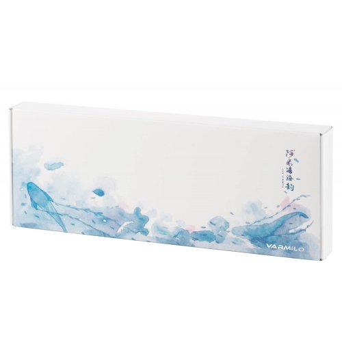 Купить Клавиатура Varmilo VEM87 Sea Melody EC V2 Ivy (A33A038B1A3A06A033) Grey/Blue - цена в Харькове, Киеве, Днепре, Одессе
в интернет-магазине Telemart фото