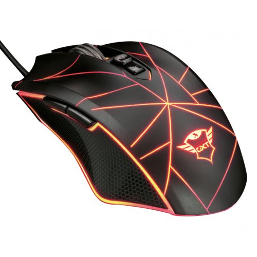 Купить Мышка Trust GXT 160X Ture RGB Gaming (23797) Black - цена в Харькове, Киеве, Днепре, Одессе
в интернет-магазине Telemart фото