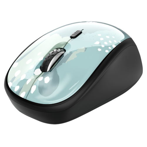 Купити Миша Trust Yvi Wireless Mouse (24442) Black/Blue - ціна в Києві, Львові, Вінниці, Хмельницькому, Франківську, Україні | інтернет-магазин TELEMART.UA фото