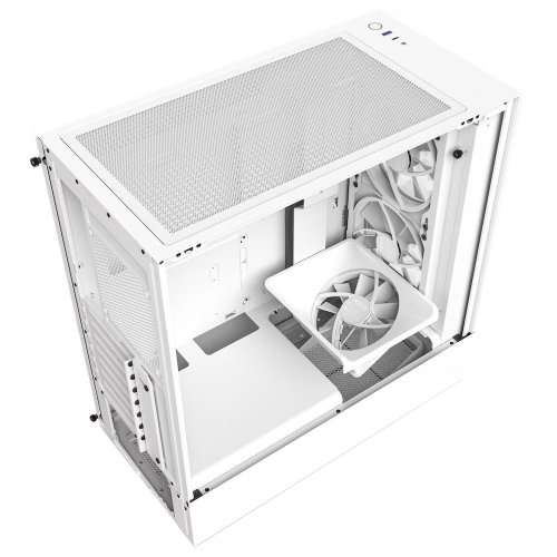 Photo NZXT H5 Elite Tempered Glass without PSU (CC-H51EW-01) White