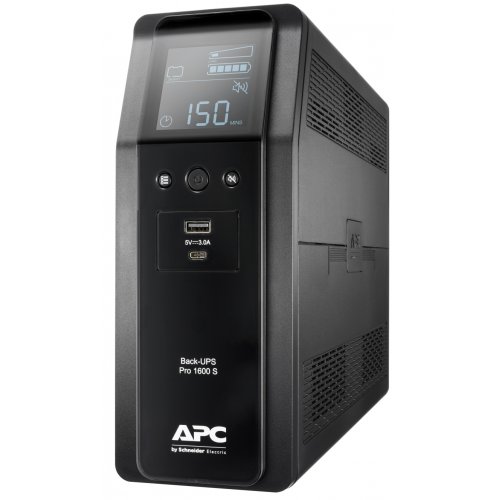 Купить ИБП APC Back UPS Pro 1600VA Sinewave LCD (BR1600SI) - цена в Харькове, Киеве, Днепре, Одессе
в интернет-магазине Telemart фото