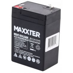 Акумуляторна батарея Maxxter 6V 4.5Ah (MBAT-6V4.5AH)