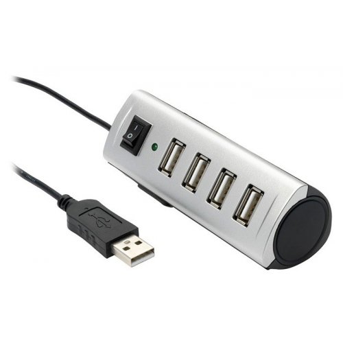 Купити USB-хаб Digitus 4xUSB 2.0 (85021) - ціна в Києві, Львові, Вінниці, Хмельницькому, Франківську, Україні | інтернет-магазин TELEMART.UA фото