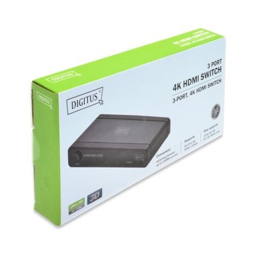 Купити Кабель Digitus HDMI INx3-OUTx1 4K (DS-44304) - ціна в Києві, Львові, Вінниці, Хмельницькому, Франківську, Україні | інтернет-магазин TELEMART.UA фото
