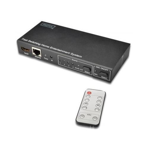 Купить Видеокоммутатор Digitus HDMI 4+1 Fast Switch (DS-45320) - цена в Харькове, Киеве, Днепре, Одессе
в интернет-магазине Telemart фото