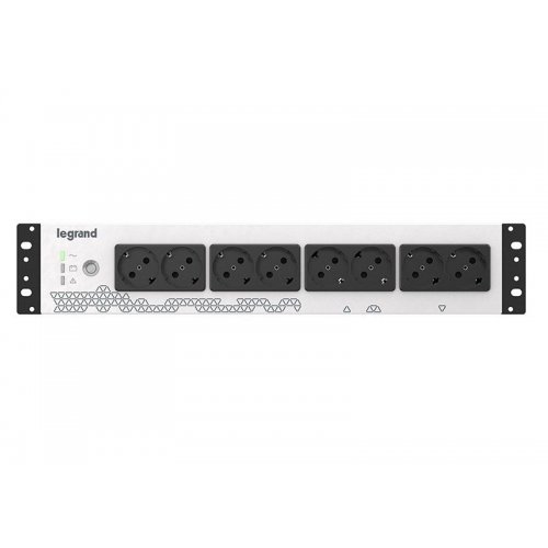 Купити ДБЖ Legrand PDU 800VA Shuko USB (310332) - ціна в Києві, Львові, Вінниці, Хмельницькому, Франківську, Україні | інтернет-магазин TELEMART.UA фото
