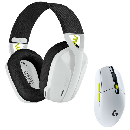 Photo Headset Logitech G435SE + G305SE Wireless (981-001162) Black/White