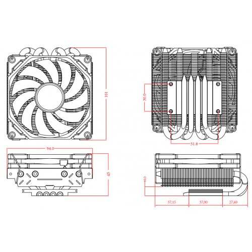 Photo ID-Cooling IS-40X V2 (IS-40X V2)