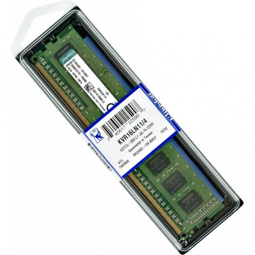 Продать ОЗУ Kingston DDR3 4GB 1600Mhz (KVR16LN11/4) по Trade-In интернет-магазине Телемарт - Киев, Днепр, Украина фото