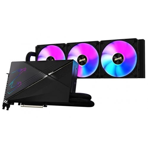 Продать Видеокарта Gigabyte GeForce RTX 4080 AORUS XTREME WATERFORCE 16384MB (GV-N4080AORUSX W-16GD) по Trade-In интернет-магазине Телемарт - Киев, Днепр, Украина фото