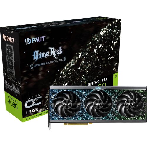 Photo Video Graphic Card Palit GeForce RTX 4080 GameRock OC 16384MB (NED4080S19T2-1030G)