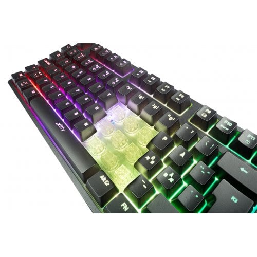 Купити Клавіатура Xtrfy K3 Semi Mech RGB (XG-K3-RGB-UKR) Black - ціна в Києві, Львові, Вінниці, Хмельницькому, Франківську, Україні | інтернет-магазин TELEMART.UA фото