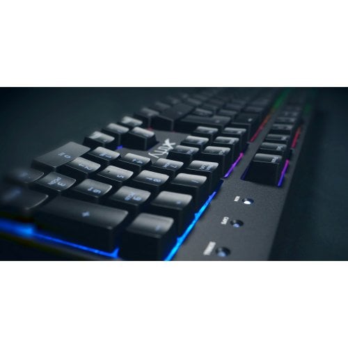 Купити Клавіатура Xtrfy K3 Semi Mech RGB (XG-K3-RGB-UKR) Black - ціна в Києві, Львові, Вінниці, Хмельницькому, Франківську, Україні | інтернет-магазин TELEMART.UA фото