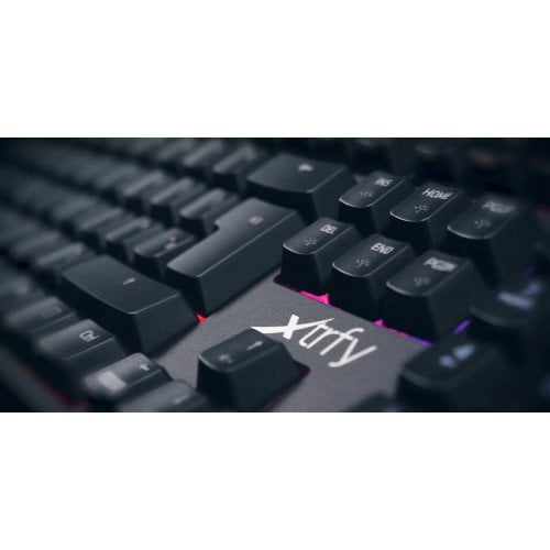 Купити Клавіатура Xtrfy K3 Semi Mech RGB (XG-K3-RGB-UKR) Black - ціна в Києві, Львові, Вінниці, Хмельницькому, Франківську, Україні | інтернет-магазин TELEMART.UA фото