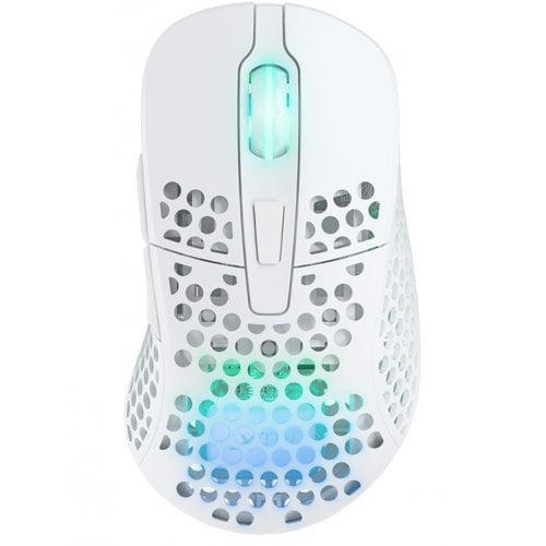 Купити Миша Xtrfy M4 Wireless RGB (XG-M4-WL-WHITE) White - ціна в Києві, Львові, Вінниці, Хмельницькому, Франківську, Україні | інтернет-магазин TELEMART.UA фото