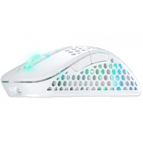 Купити Миша Xtrfy M4 Wireless RGB (XG-M4-WL-WHITE) White - ціна в Києві, Львові, Вінниці, Хмельницькому, Франківську, Україні | інтернет-магазин TELEMART.UA фото