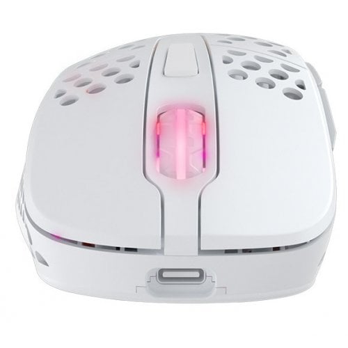 Купити Миша Xtrfy M4 Wireless RGB (XG-M4-WL-WHITE) White - ціна в Києві, Львові, Вінниці, Хмельницькому, Франківську, Україні | інтернет-магазин TELEMART.UA фото