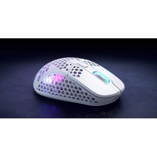 Купити Миша Xtrfy M4 Wireless RGB (XG-M4-WL-WHITE) White - ціна в Києві, Львові, Вінниці, Хмельницькому, Франківську, Україні | інтернет-магазин TELEMART.UA фото