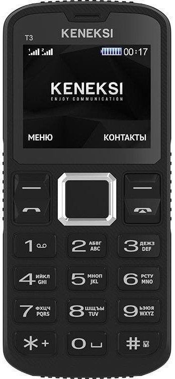 Купить Мобильный телефон Keneksi T3 Black - цена в Харькове, Киеве ...