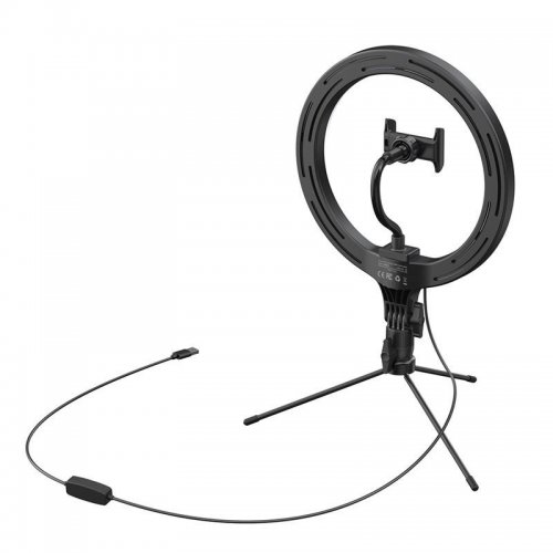 Лампа Baseus Live Stream Holder-table Stand 10-inch Light Ring (CRZB10-A01) Black купити в Україні: Київ, Львів, Хмельницький, Тернопіль, Івано-Франківськ | Низька ціна, відгуки, характеристики від TELEMART фото