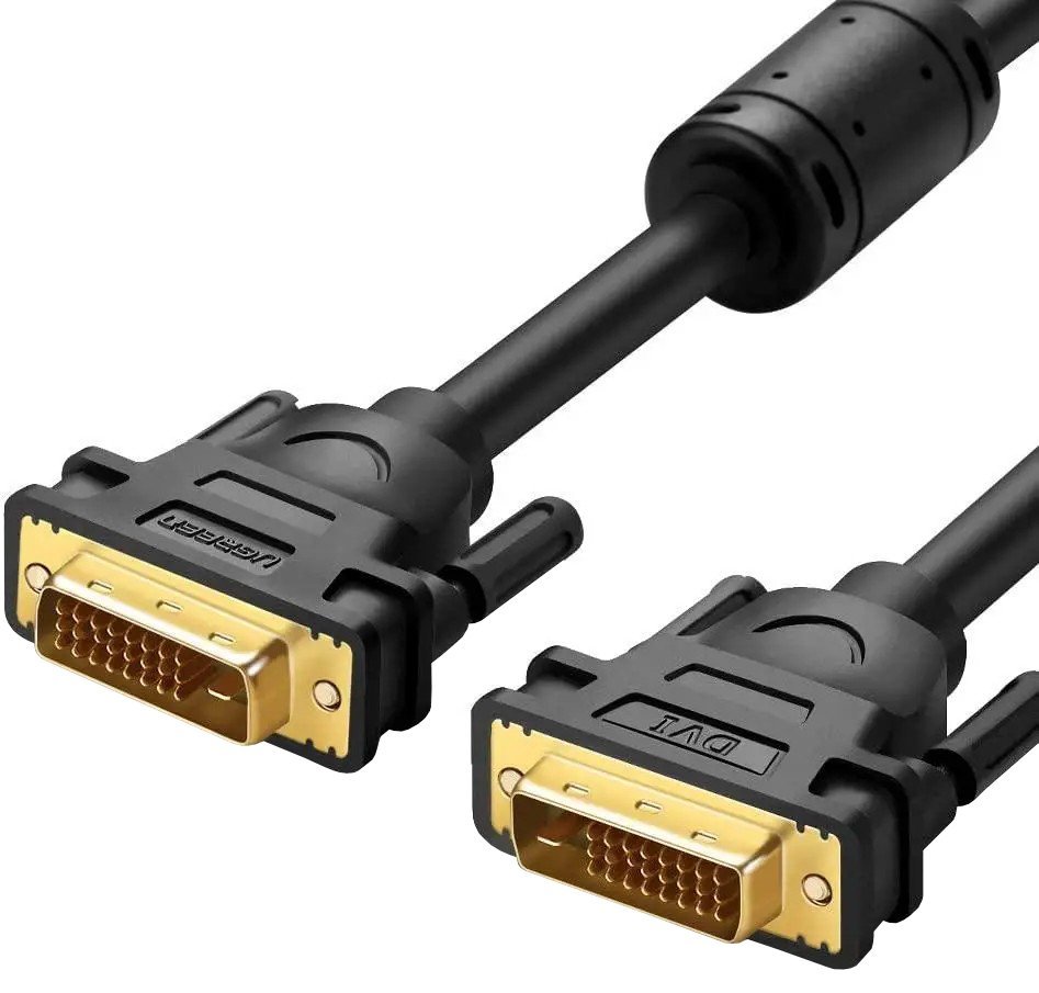 Купити Кабель Ugreen DV101 DVI-DVI(24+1) 2m (11604) Black - ціна в ...