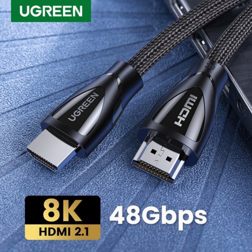 Купить Кабель Ugreen HD140 HDMI-HDMI 8K 2.1 10m (60633) Black - цена в Харькове, Киеве, Днепре, Одессе
в интернет-магазине Telemart фото