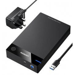 Зовнішня кишеня Ugreen US222 3.5" HDD/SSD - USB 3.0 (50422) Black