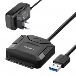Кабель-адаптер Ugreen CR108 SSD/HDD SATA - USB 3.0 (20611) Black