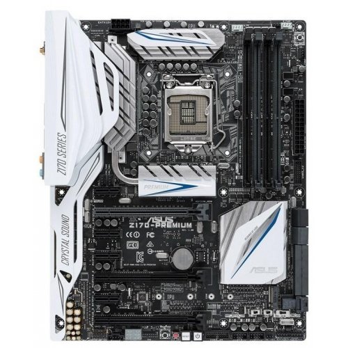 Продать Материнская плата Asus Z170-PREMIUM (s1151, Intel Z170) по Trade-In интернет-магазине Телемарт - Киев, Днепр, Украина фото