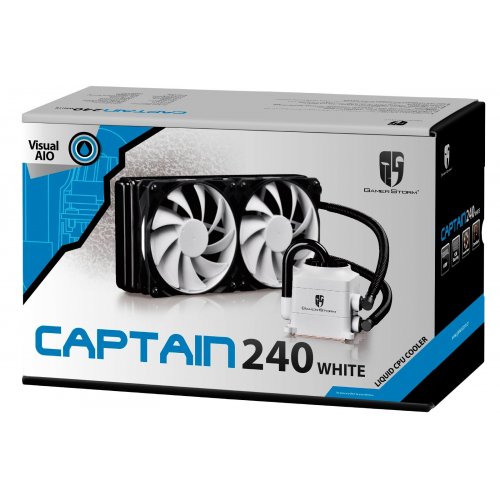 Продати СЖО Deepcool CAPTAIN 240 WHITE за Trade-In у інтернет-магазині Телемарт - Київ, Дніпро, Україна фото