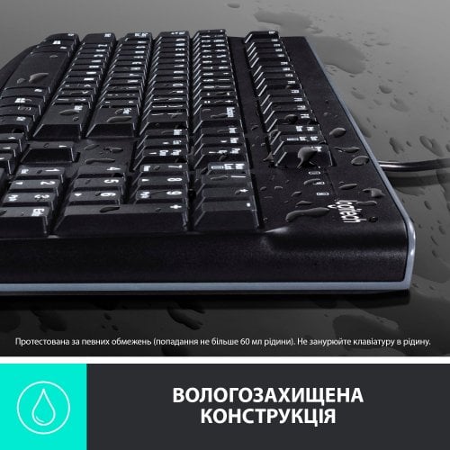 Купить Комплект Logitech MK120 USB (920-002563) Black - цена в Харькове, Киеве, Днепре, Одессе
в интернет-магазине Telemart фото