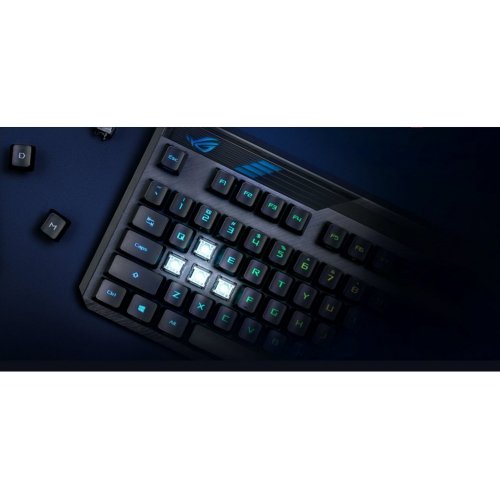 Фото Клавиатура Asus ROG Claymore II Red Switch RGB (90MP01W0-BKUA01) Black