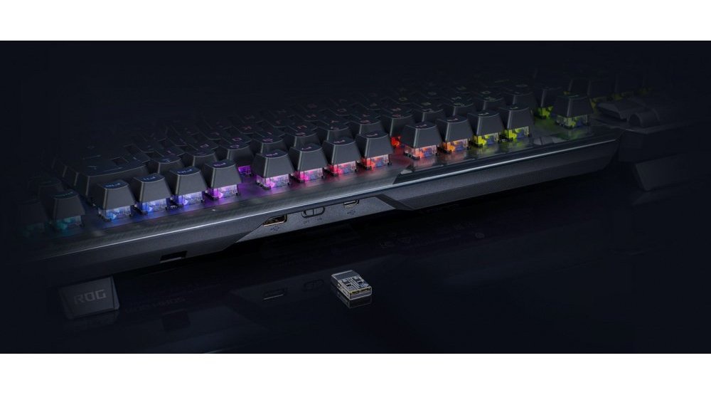 Asus Rog Claymore Ii Red Switch Rgb Mp W Bkua Black