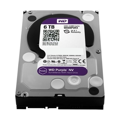 Продати Жорсткий диск Western Digital Purple NV 6TB IntelliPower 64Mb 3.5" (WD6NPURX) за Trade-In у інтернет-магазині Телемарт - Київ, Дніпро, Україна фото